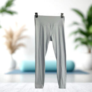 RBX Gray Yoga Gym Workout Exercise Pants Leggings Waistline Pocket Women Medium